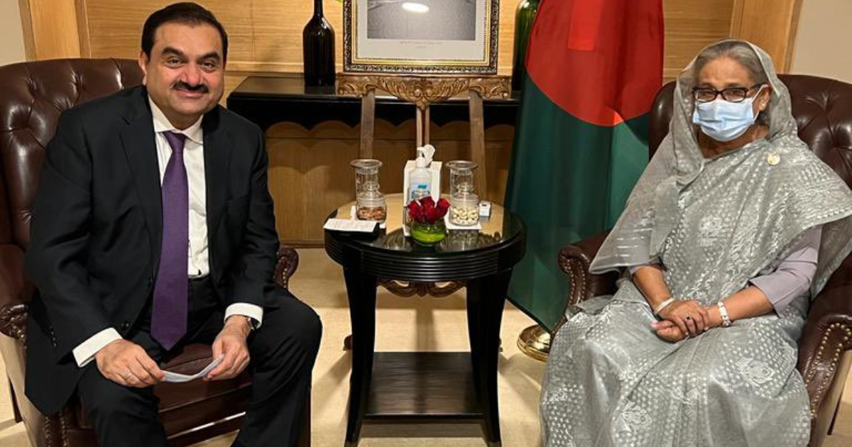 Bangladeshi PM Sheikh Hasina meets industrialist Gautam Adani